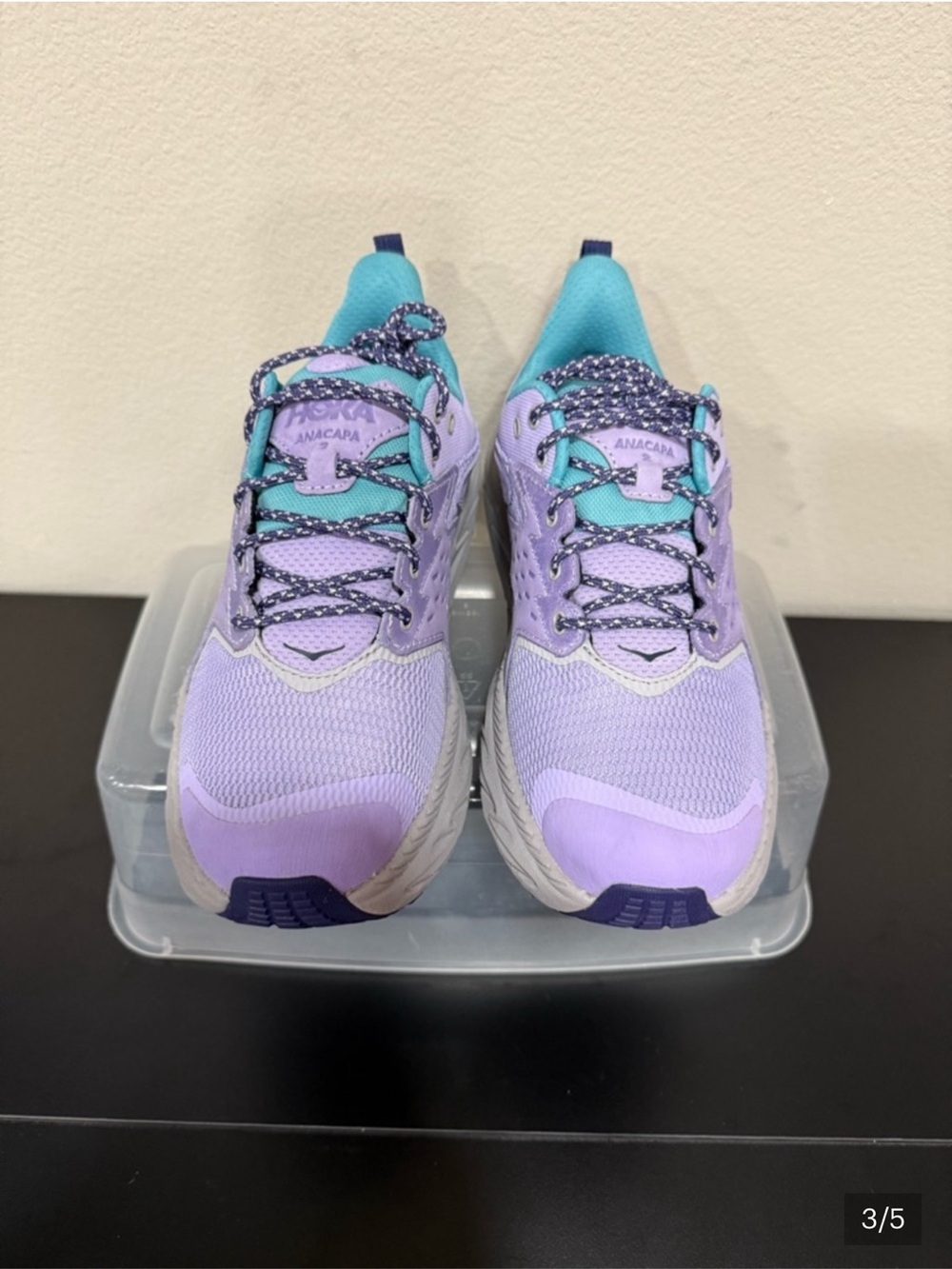 Youth size 5.5, lady’s size 7.5 Hoka Anacapa 2 Low Gore-Tex - Picture 3 of 6